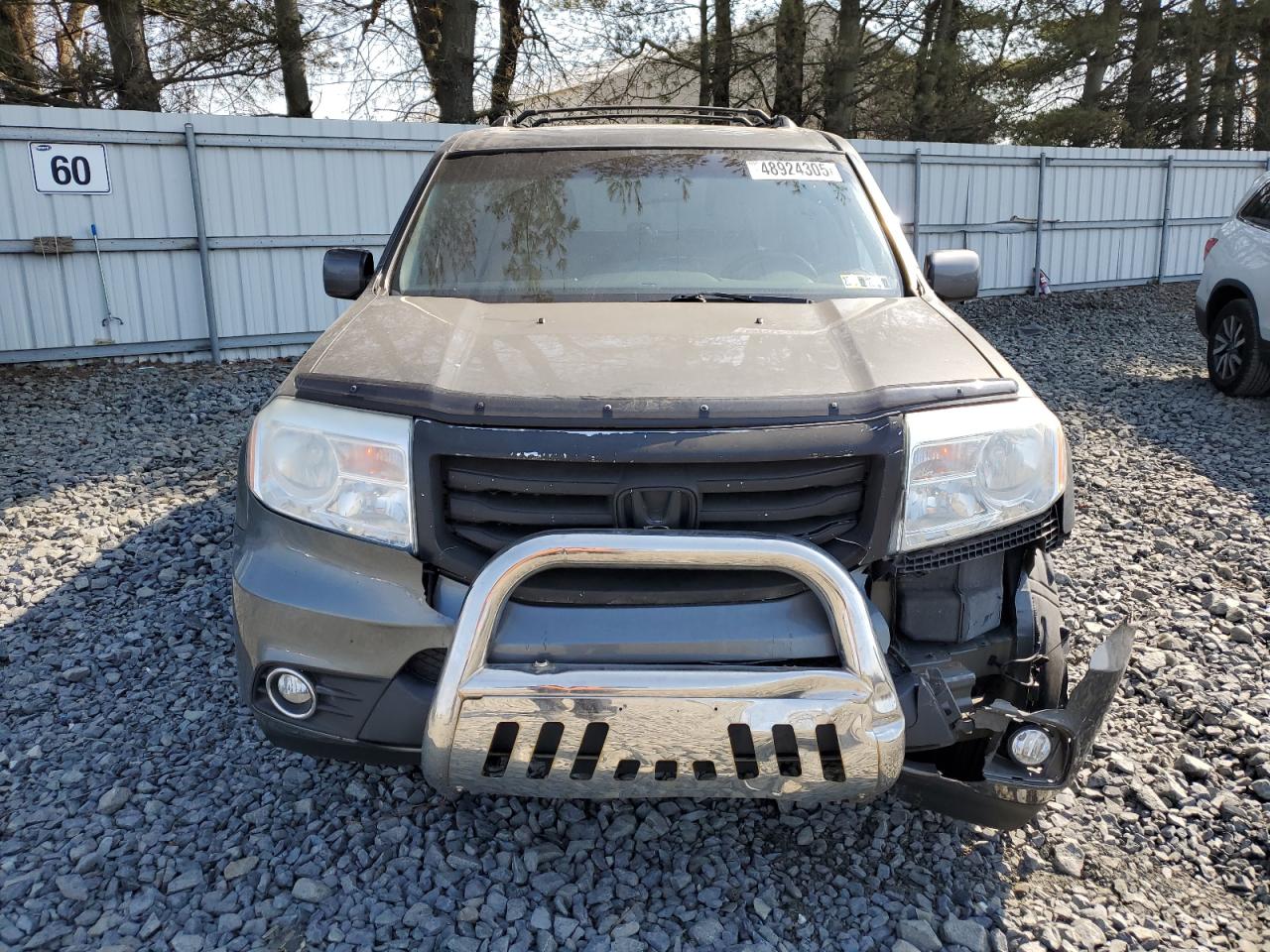 2013 Honda Pilot VIN 5FNYF4H76DB076744 Copart auction photo, front end damage thumbnail 5