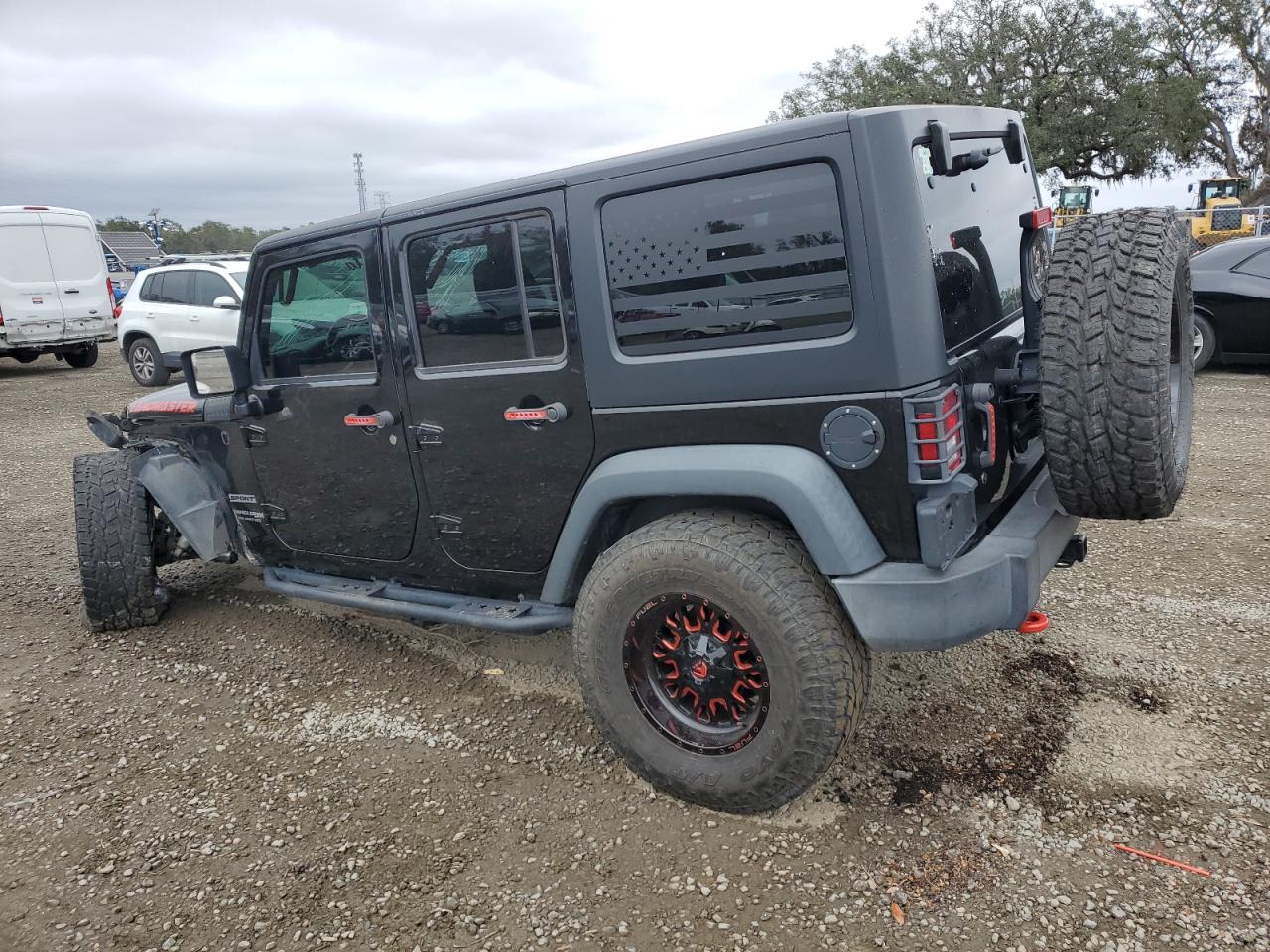2018 Jeep Wrangler VIN 1C4BJWDG0JL818800 Copart auction photo, front end / undercarriage damage thumbnail 2