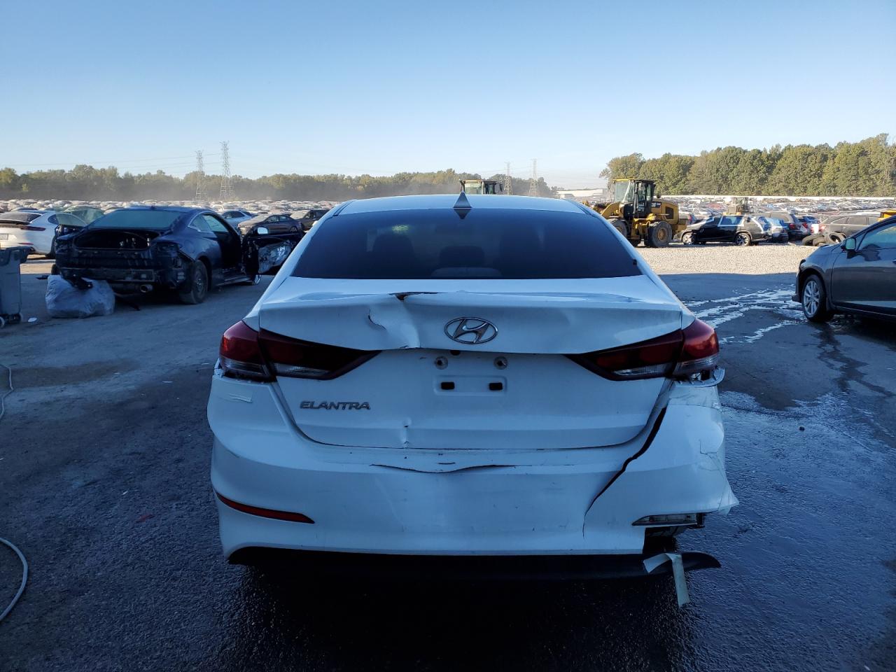 2018 Hyundai Elantra VIN 5NPD84LF5JH324180 Copart auction photo, rear end / front end damage thumbnail 6