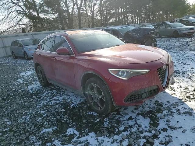 2018 Alfa Romeo Stelvio VIN ZASFAKAN6J7B72126 Copart auction photo, side / rear end damage thumbnail 12