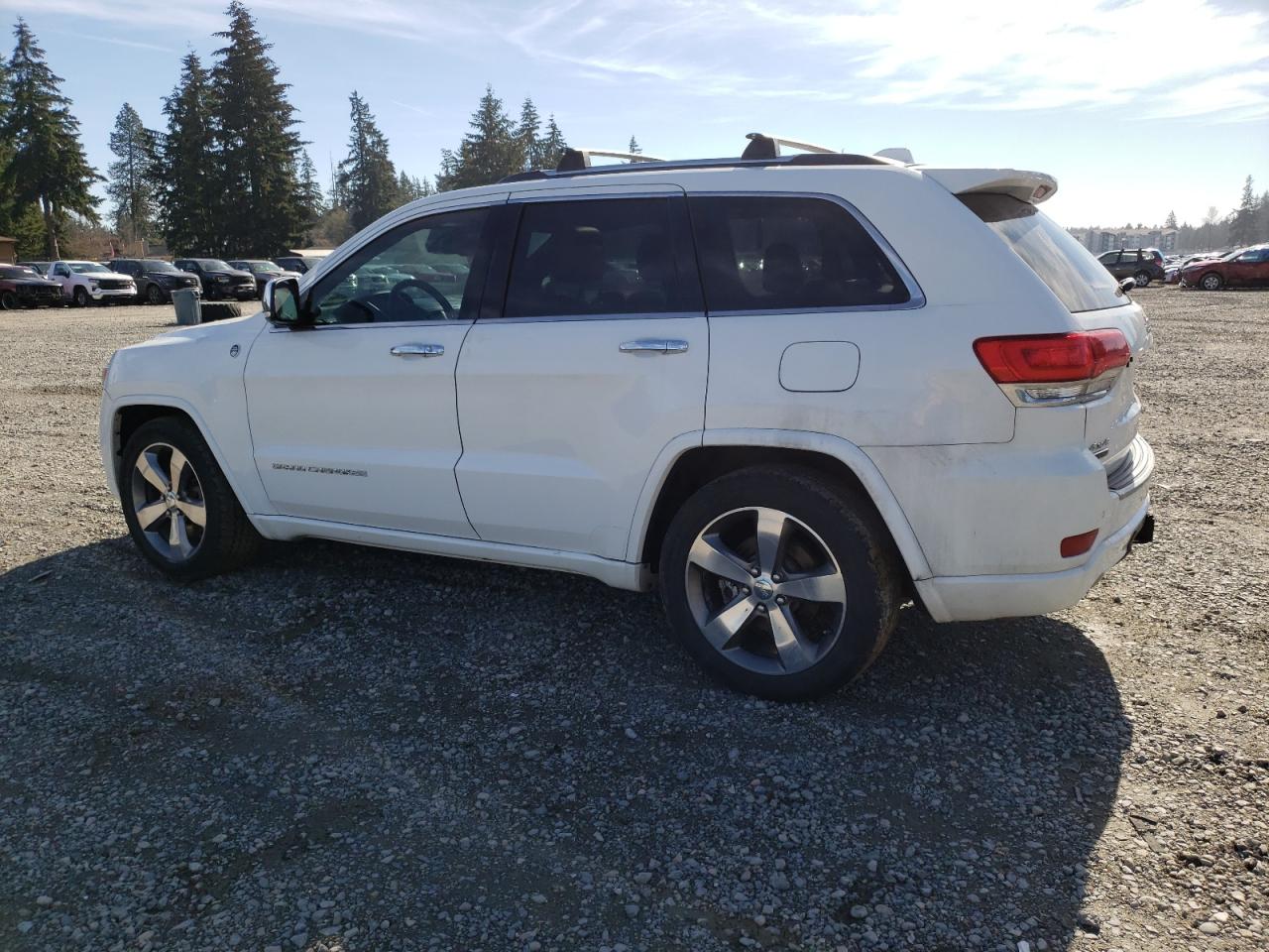 2014 Jeep Grand Cherokee VIN 1C4RJFCM6EC555482 Copart auction photo, front end damage thumbnail 2