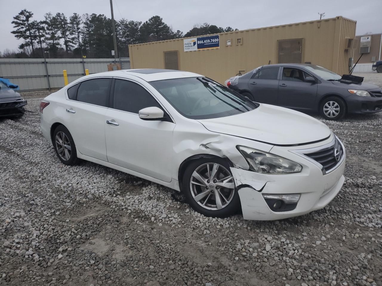 2014 Nissan Altima VIN 1N4AL3AP5EC159536 Copart auction photo, front end / side damage thumbnail 4