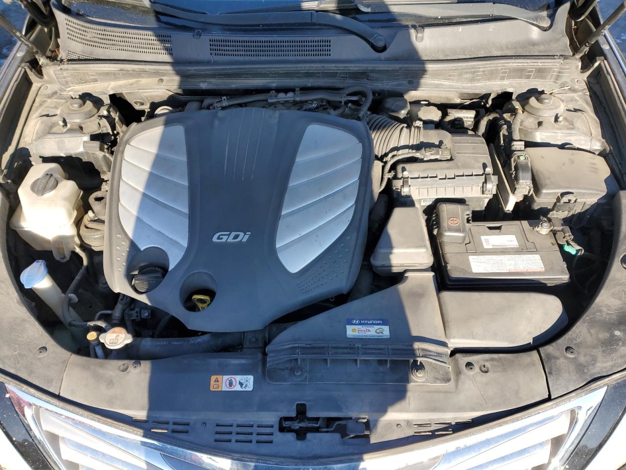 2012 Hyundai Azera VIN KMHFH4JG5CA145146 Copart auction photo, mechanical / minor dent/scratches damage thumbnail 11