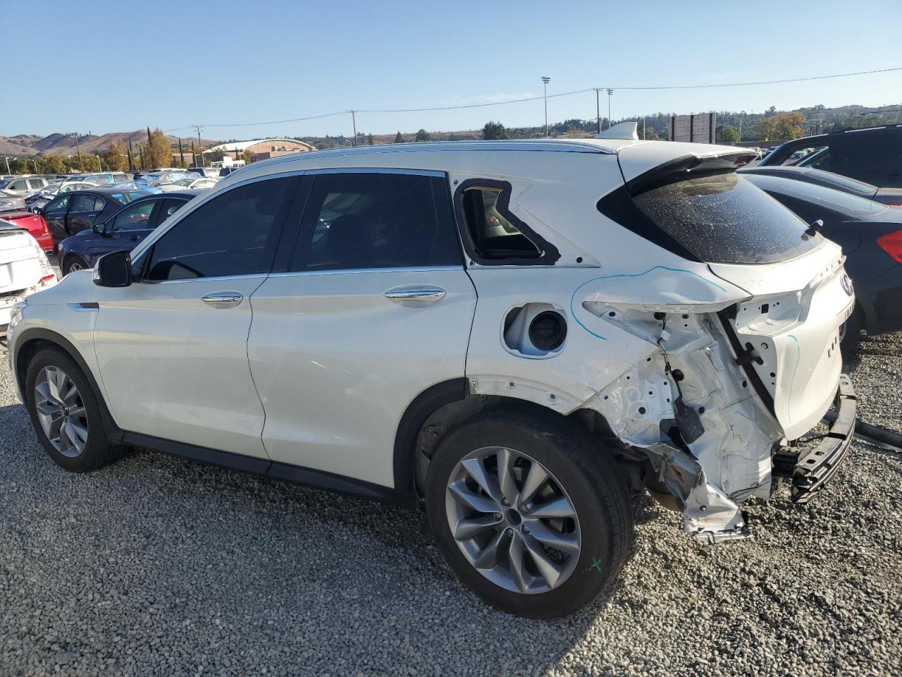 2021 Infiniti QX50 VIN 3PCAJ5BAXMF101509 Copart auction photo, rear end damage thumbnail 2