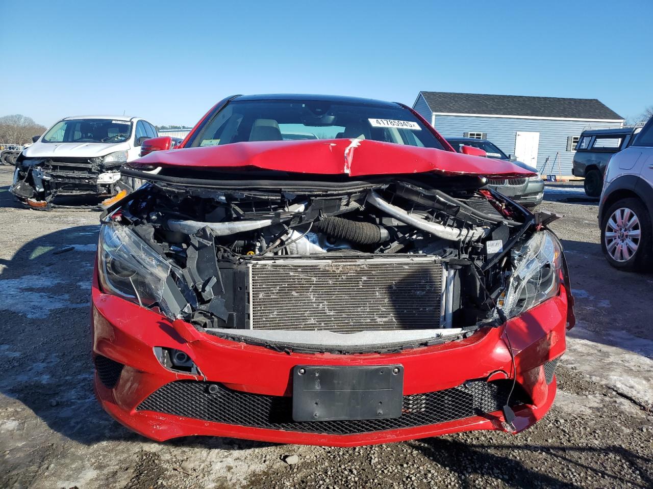 2015 Mercedes-Benz CLA-klasse VIN WDDSJ4GB5FN175480 Copart auction photo, front end damage thumbnail 5