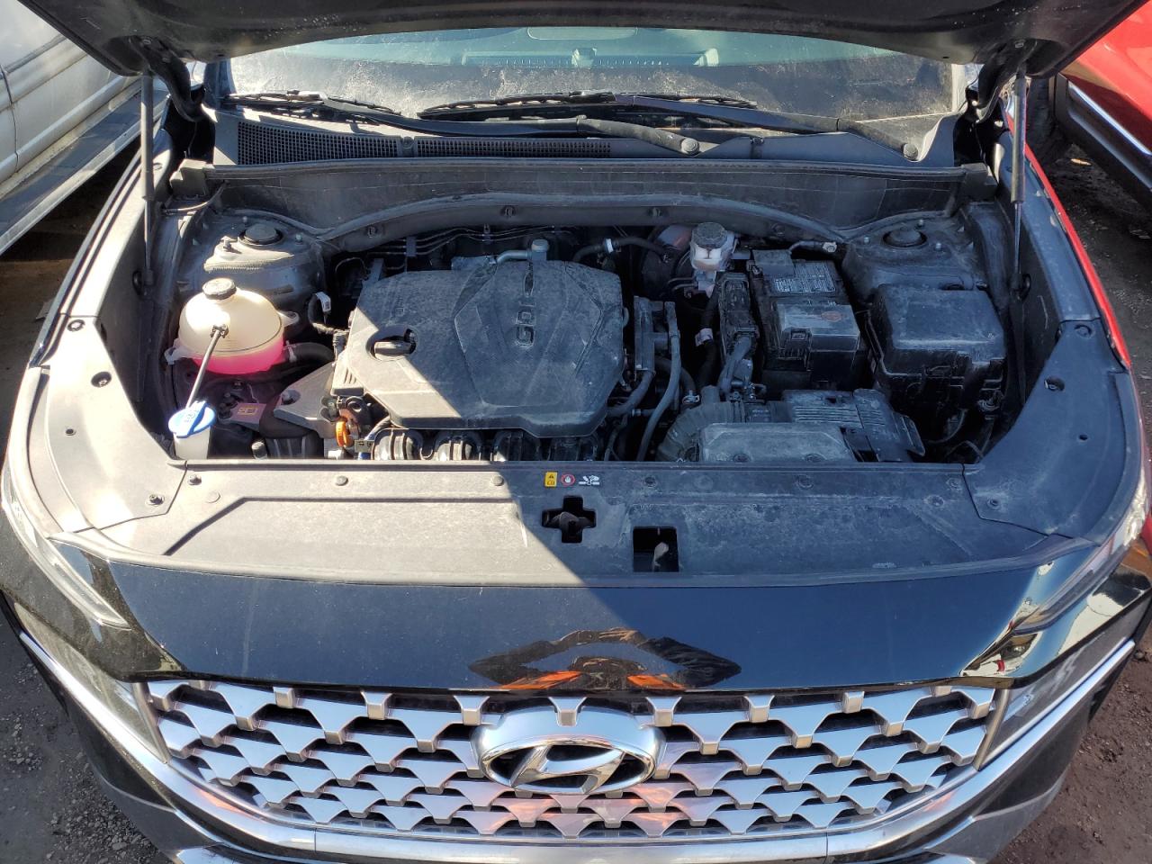2021 Hyundai Santa Fe VIN 5NMS24AJ4MH324401 Copart auction photo, rear end damage thumbnail 11