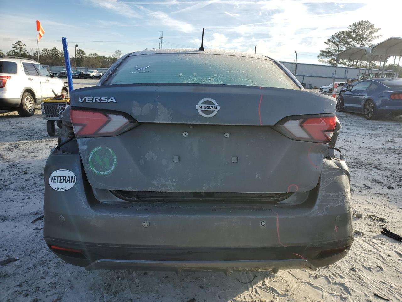 2020 Nissan Versa VIN 3N1CN8DV7LL843867 Copart auction photo, rear end damage thumbnail 6