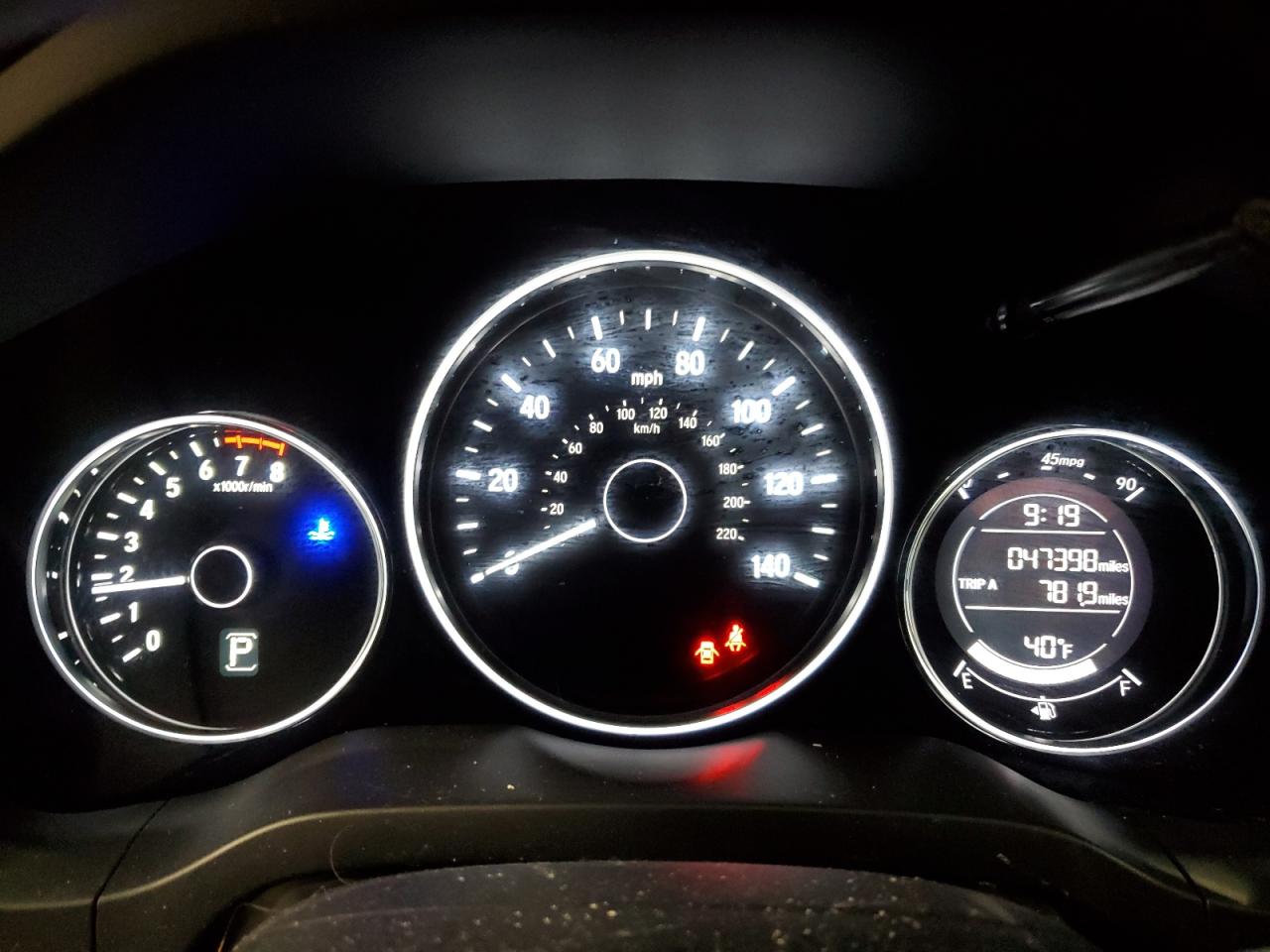 2020 Honda HR-V VIN 3CZRU6H38LM708117 Copart auction photo, front end damage thumbnail 9