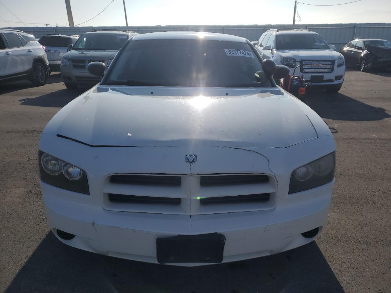 2009 Dodge Charger VIN 2B3LA43T89H638563 Copart auction photo, rear end / front end damage thumbnail 5