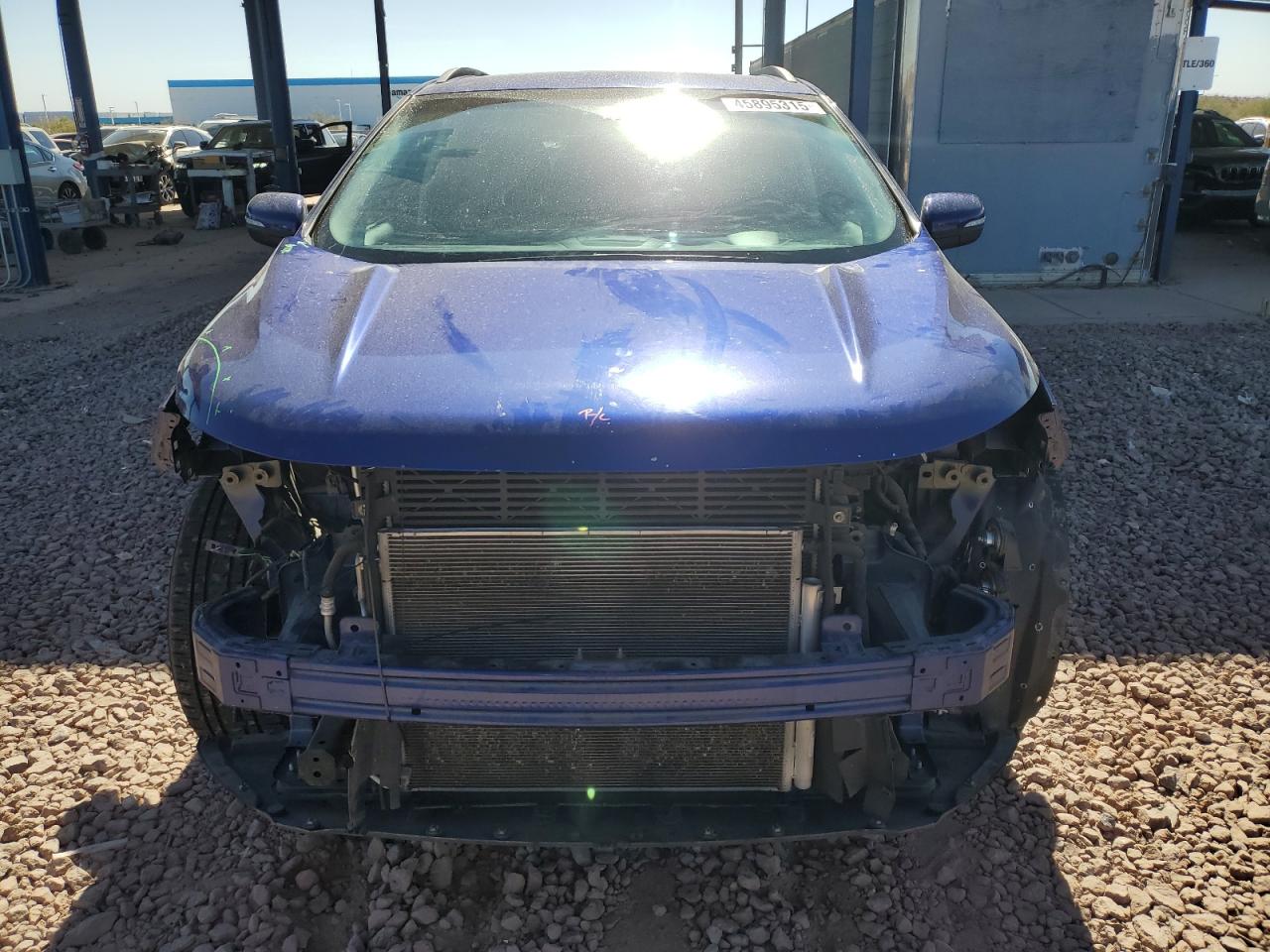 2015 Ford Edge VIN 2FMTK4J87FBB35658 Copart auction photo, front end damage thumbnail 5