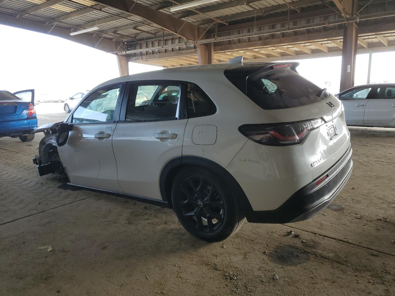 2024 Honda HR-V VIN 3CZRZ2H59RM763969 Copart auction photo, front end / undercarriage damage thumbnail 2