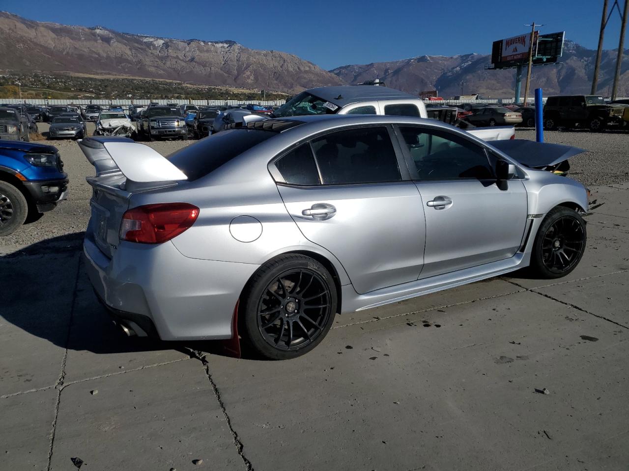 2016 Subaru WRX VIN JF1VA1J67G8813963 Copart auction photo, front end damage thumbnail 3