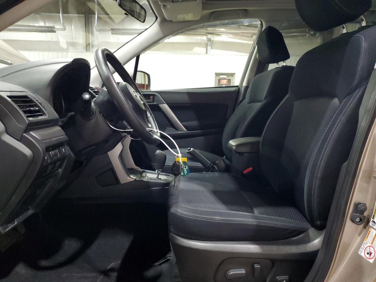 2015 Subaru Forester VIN JF2SJADC3FH547131 Copart auction photo, front end / side damage thumbnail 7