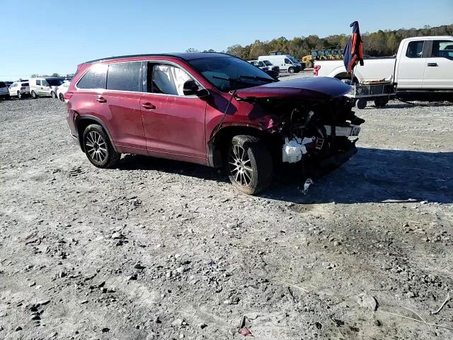 2018 Toyota Highlander VIN 5TDKZRFH5JS531483 Copart auction photo, front end damage thumbnail 11