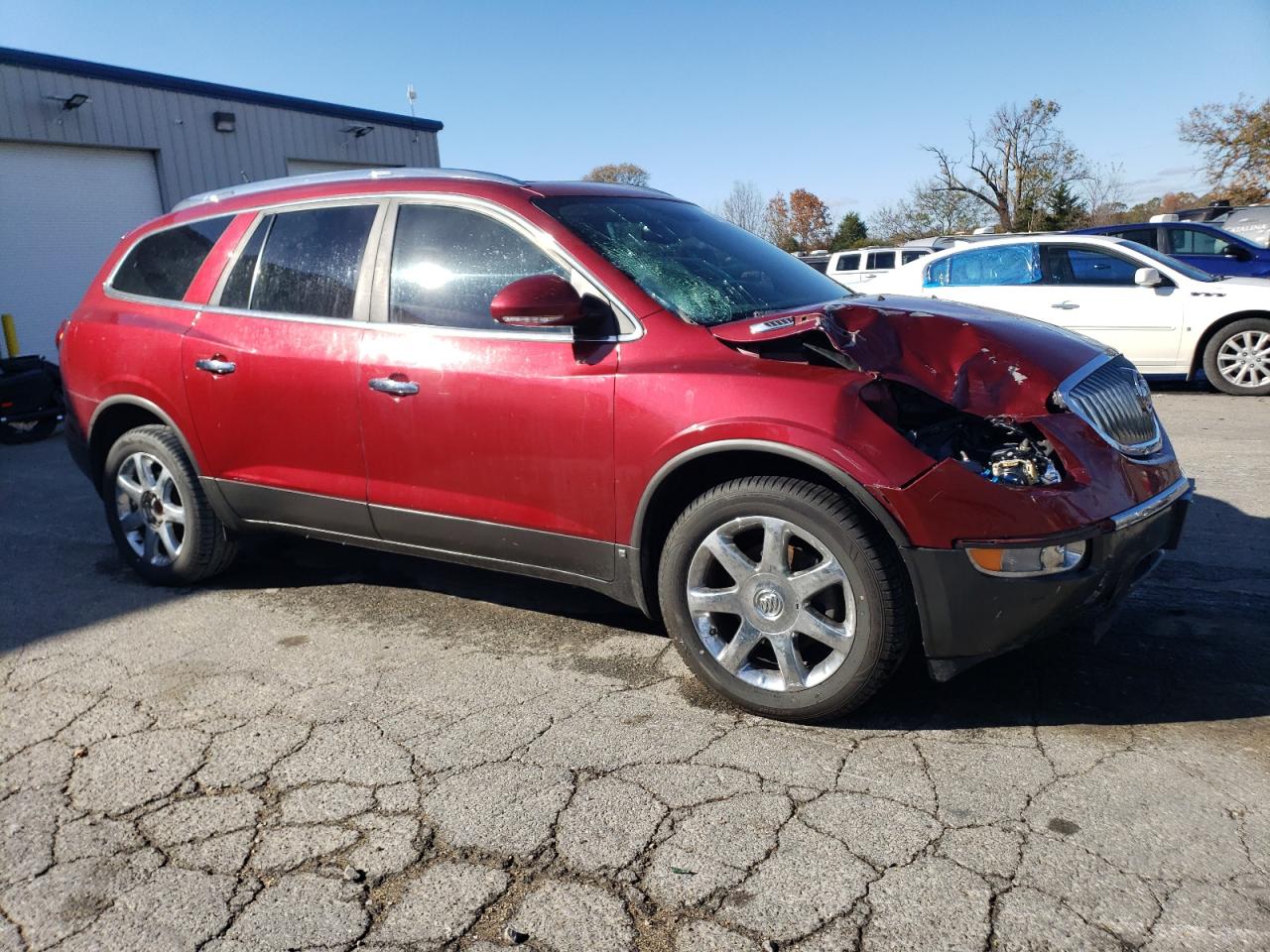 2009 Buick Enclave VIN 5GAER23DX9J164323 Copart auction photo, front end damage thumbnail 4