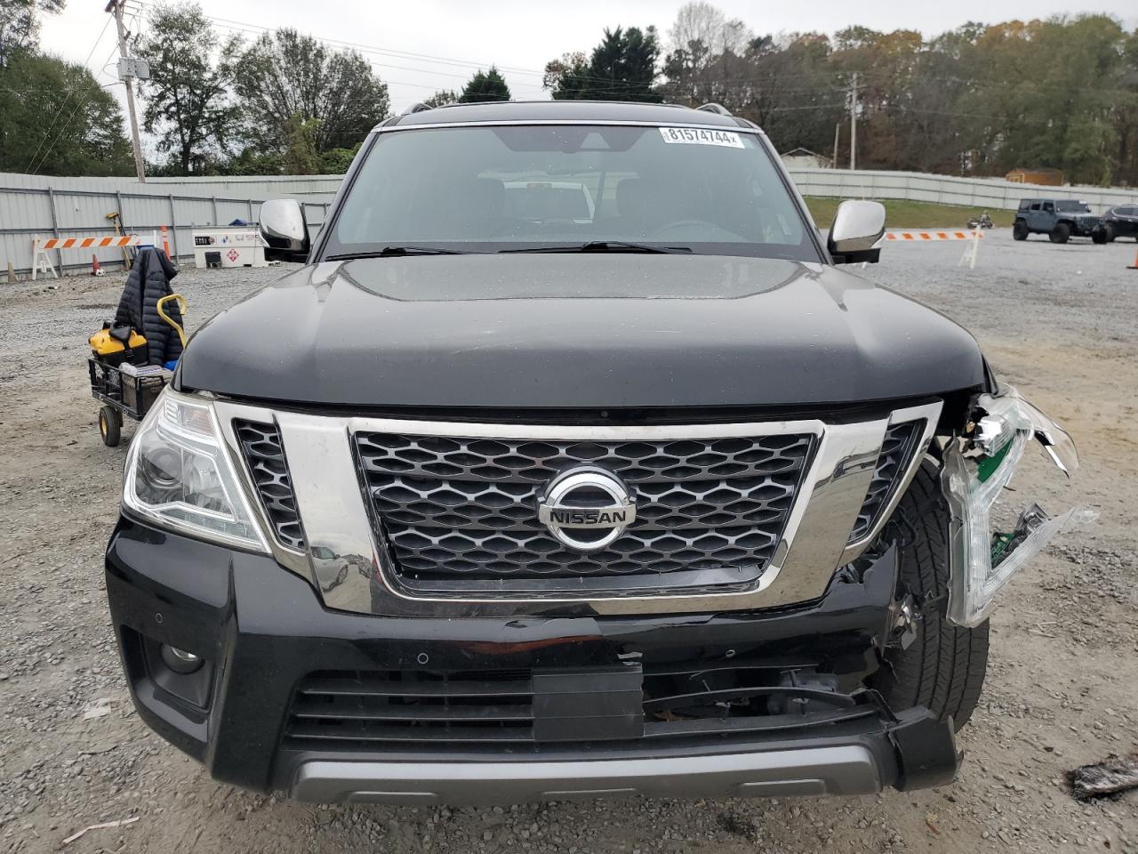 2018 Nissan Armada VIN JN8AY2NF7J9331973 Copart auction photo, front end / minor dent/scratches damage thumbnail 5