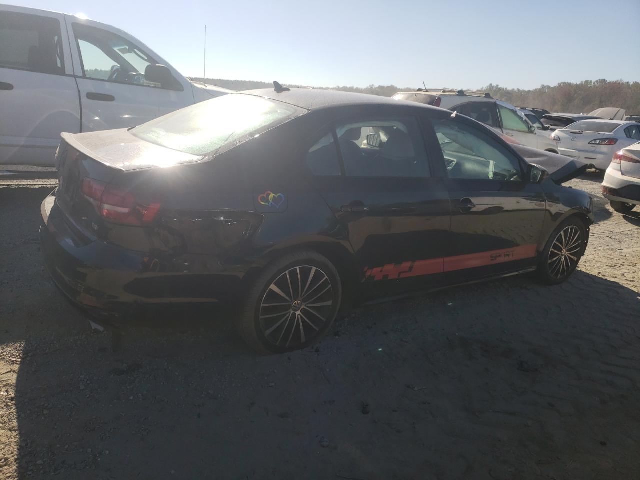2016 Volkswagen Jetta VIN 3VWD17AJXGM387191 Copart auction photo, front end damage thumbnail 3
