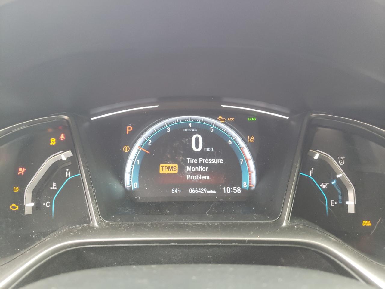 2019 Honda Civic VIN SHHFK7H69KU214610 Copart auction photo, front end damage thumbnail 9