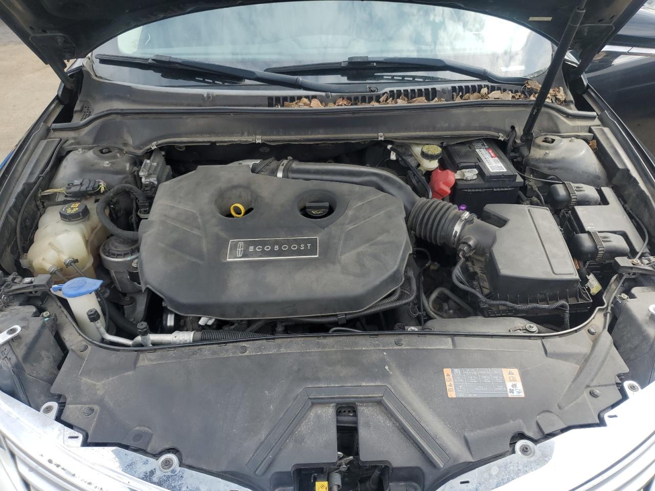 2014 Lincoln MKZ VIN 3LN6L2G95ER820157 Copart auction photo, rear end damage thumbnail 11