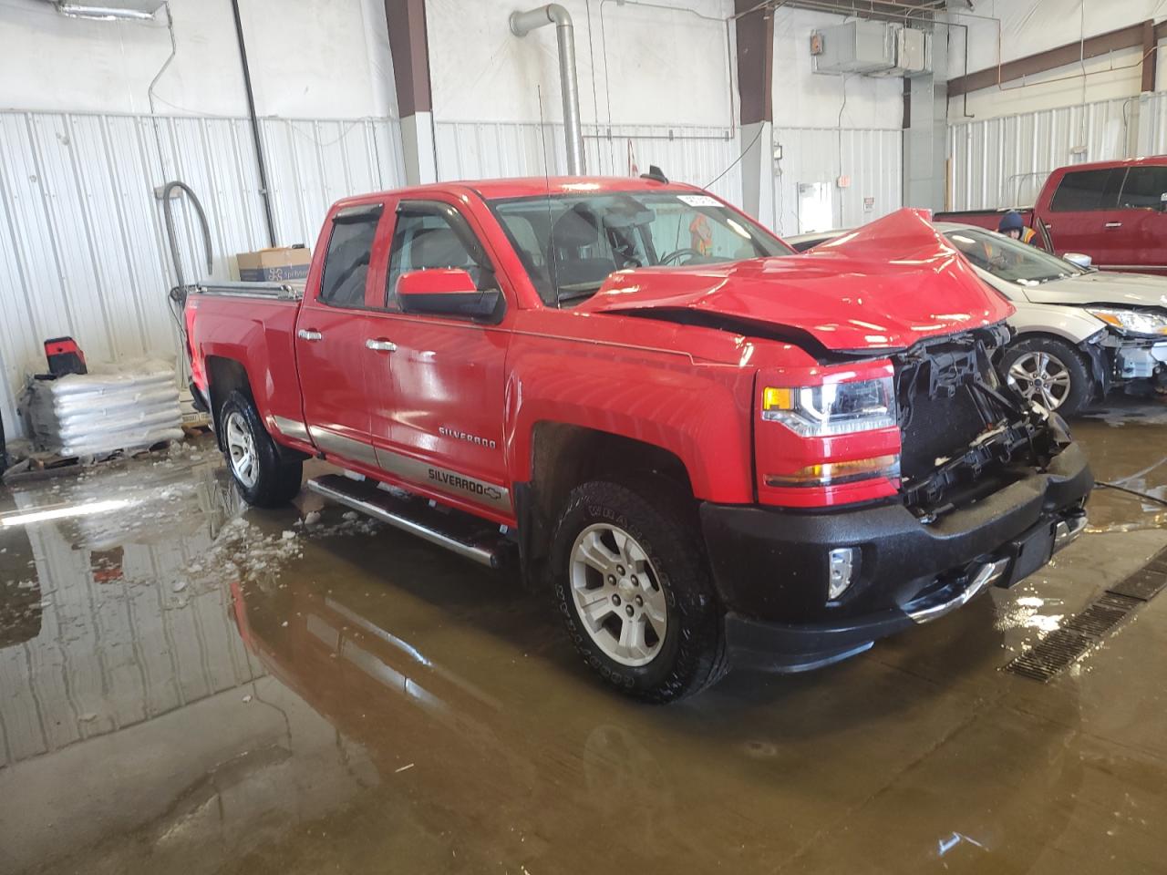 2016 Chevrolet Silverado VIN 1GCVKREC6GZ289835 Copart auction photo, front end / side damage thumbnail 4