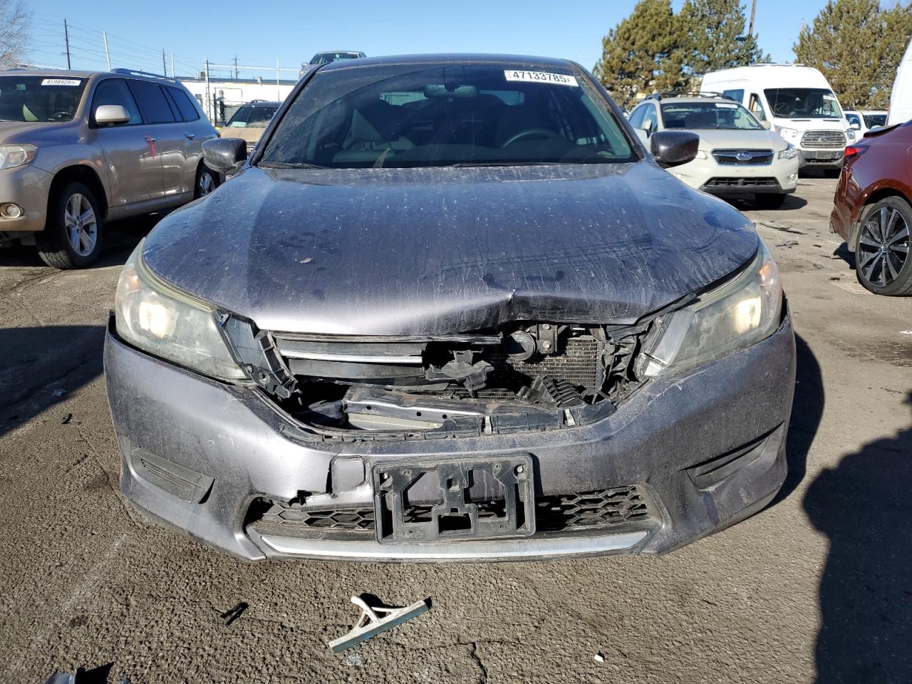2014 Honda Accord VIN 1HGCR2F36EA202599 Copart auction photo, rear end / front end damage thumbnail 5