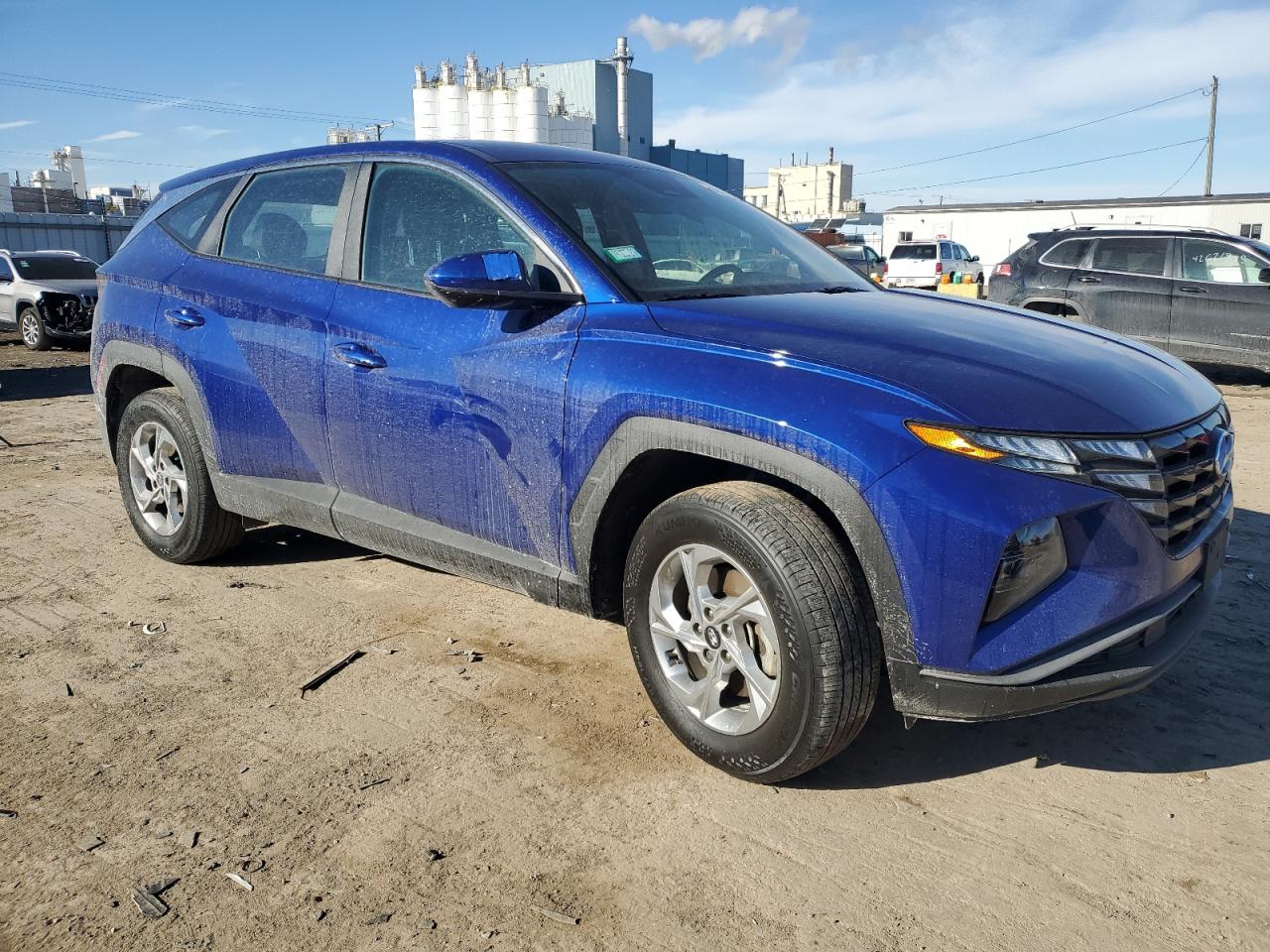 2023 Hyundai Tucson VIN 5NMJACAE9PH209146 Copart auction photo, side damage thumbnail 4