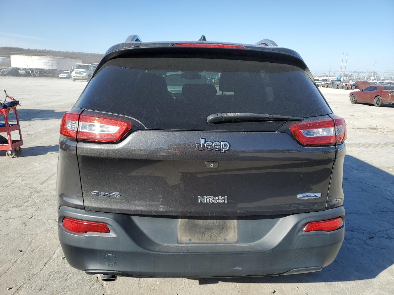 2014 Jeep Grand Cherokee VIN 1C4PJMCB0EW287036 Copart auction photo, front end / side damage thumbnail 6