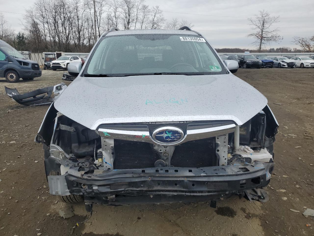 2014 Subaru Forester VIN JF2SJAHC8EH550616 Copart auction photo, front end damage thumbnail 6