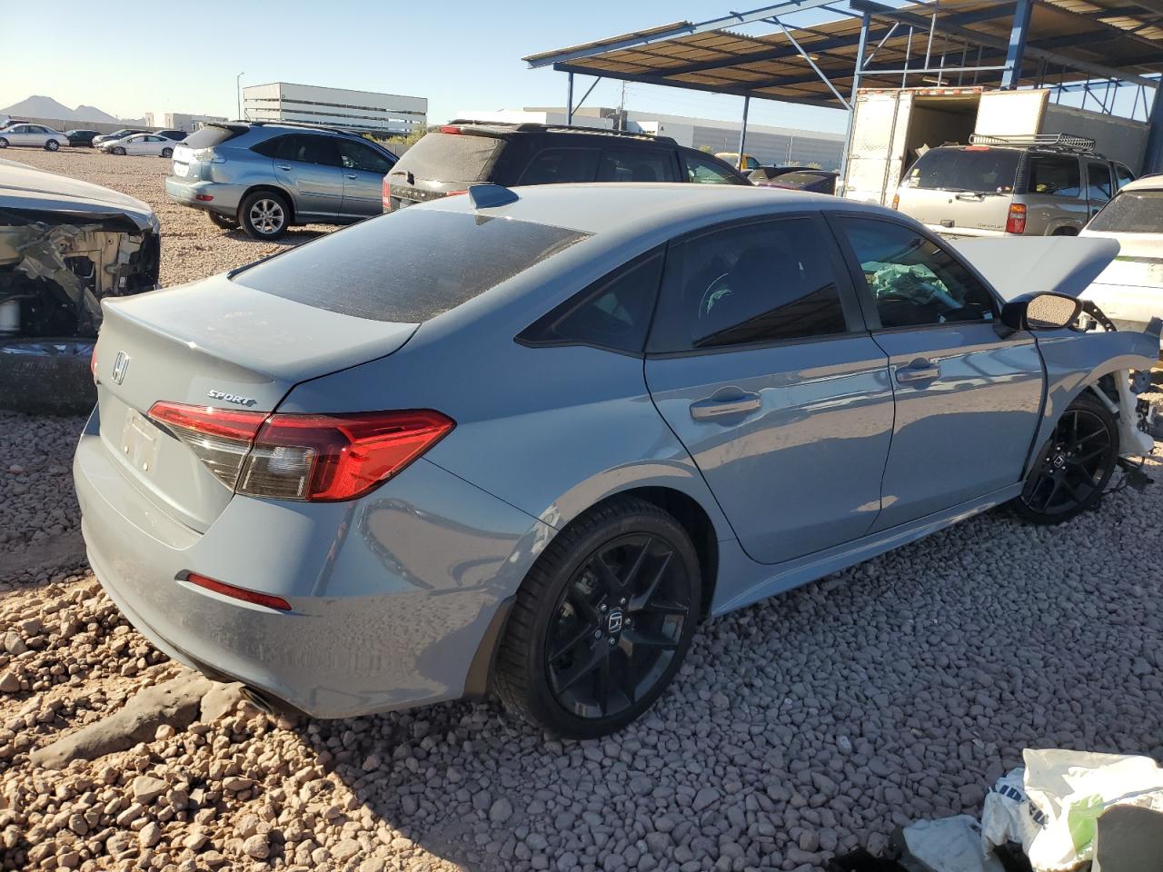 2023 Honda Civic VIN 2HGFE2F53PH535759 Copart auction photo, front end damage thumbnail 3