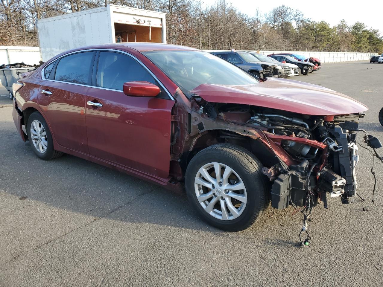 2014 Nissan Altima VIN 1N4AL3AP8EC168277 Copart auction photo, front end / rear end damage thumbnail 4