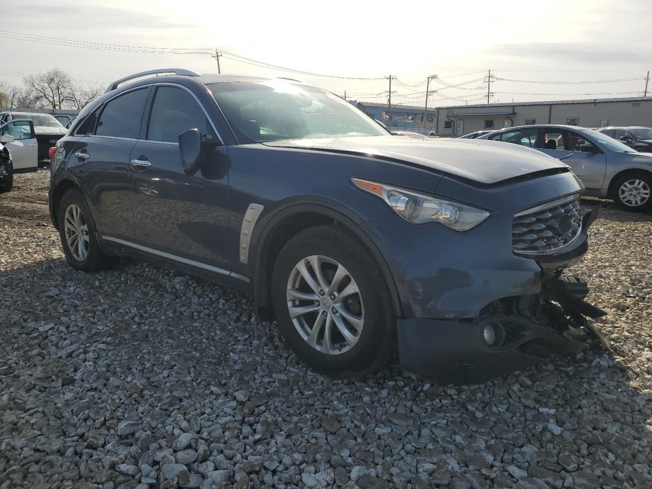 2011 Infiniti FX VIN JN8AS1MW5BM140757 Copart auction photo, front end / rear end damage thumbnail 4