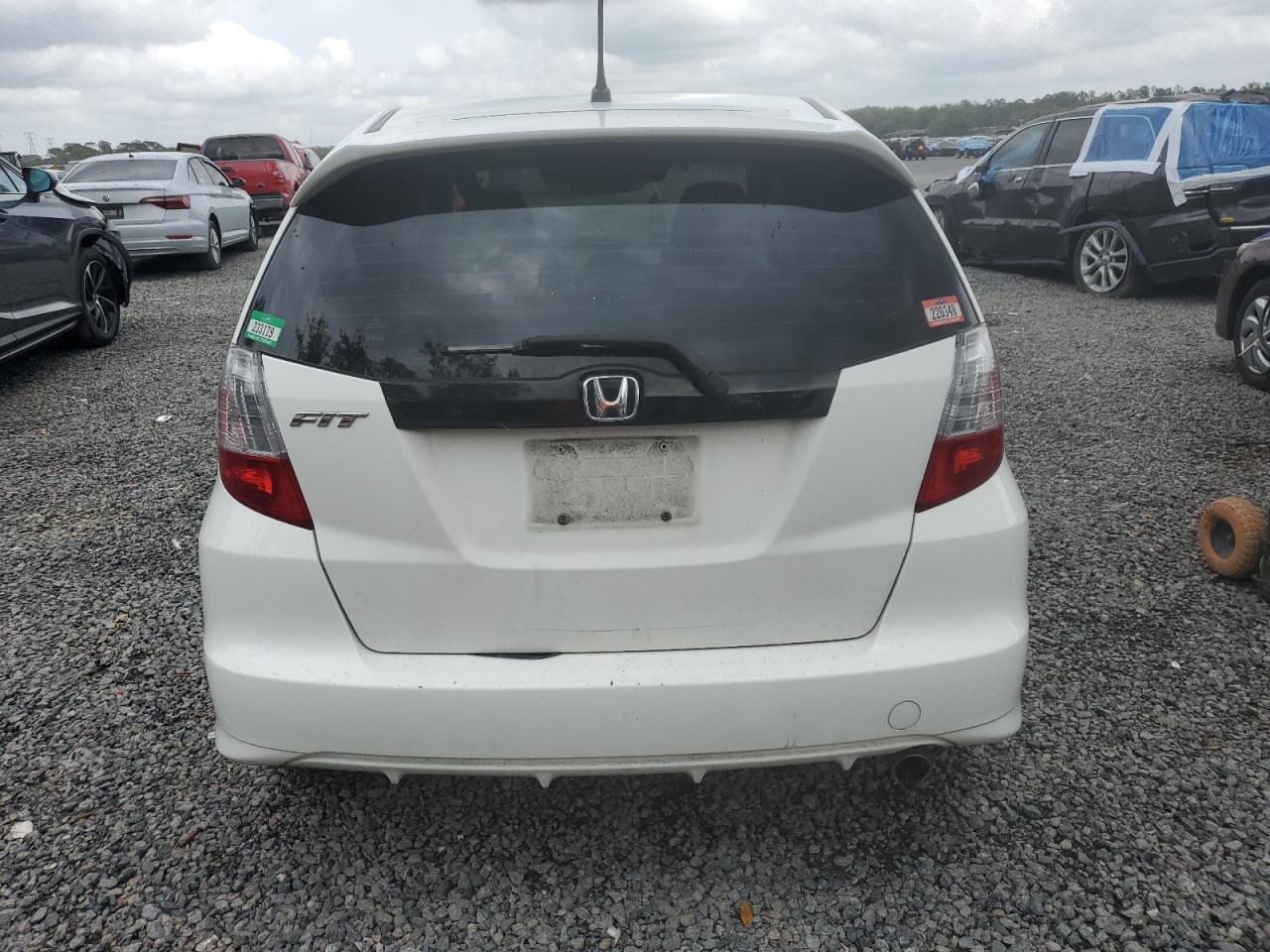 2013 Honda Fit VIN JHMGE8H58DC048122 Copart auction photo, front end / side damage thumbnail 6