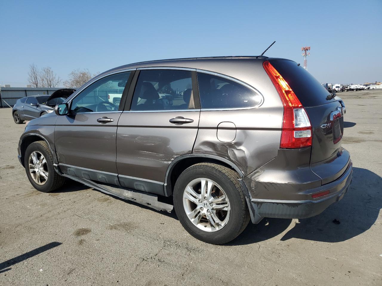 2010 Honda CR-V VIN 5J6RE3H77AL043014 Copart auction photo, all over damage thumbnail 2