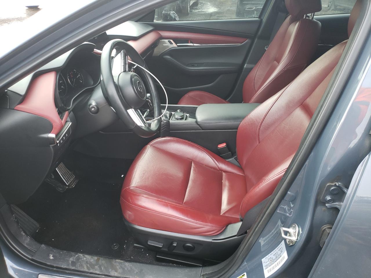 2021 Mazda 3 VIN JM1BPBNY7M1312525 Copart auction photo, front end / side damage thumbnail 7