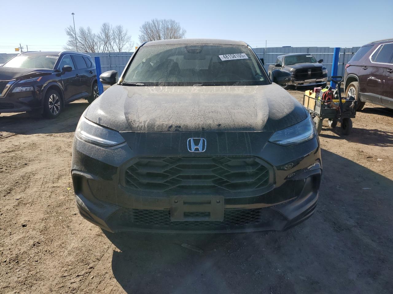 2023 Honda HR-V VIN 3CZRZ1H56PM736090 Copart auction photo, side damage thumbnail 5