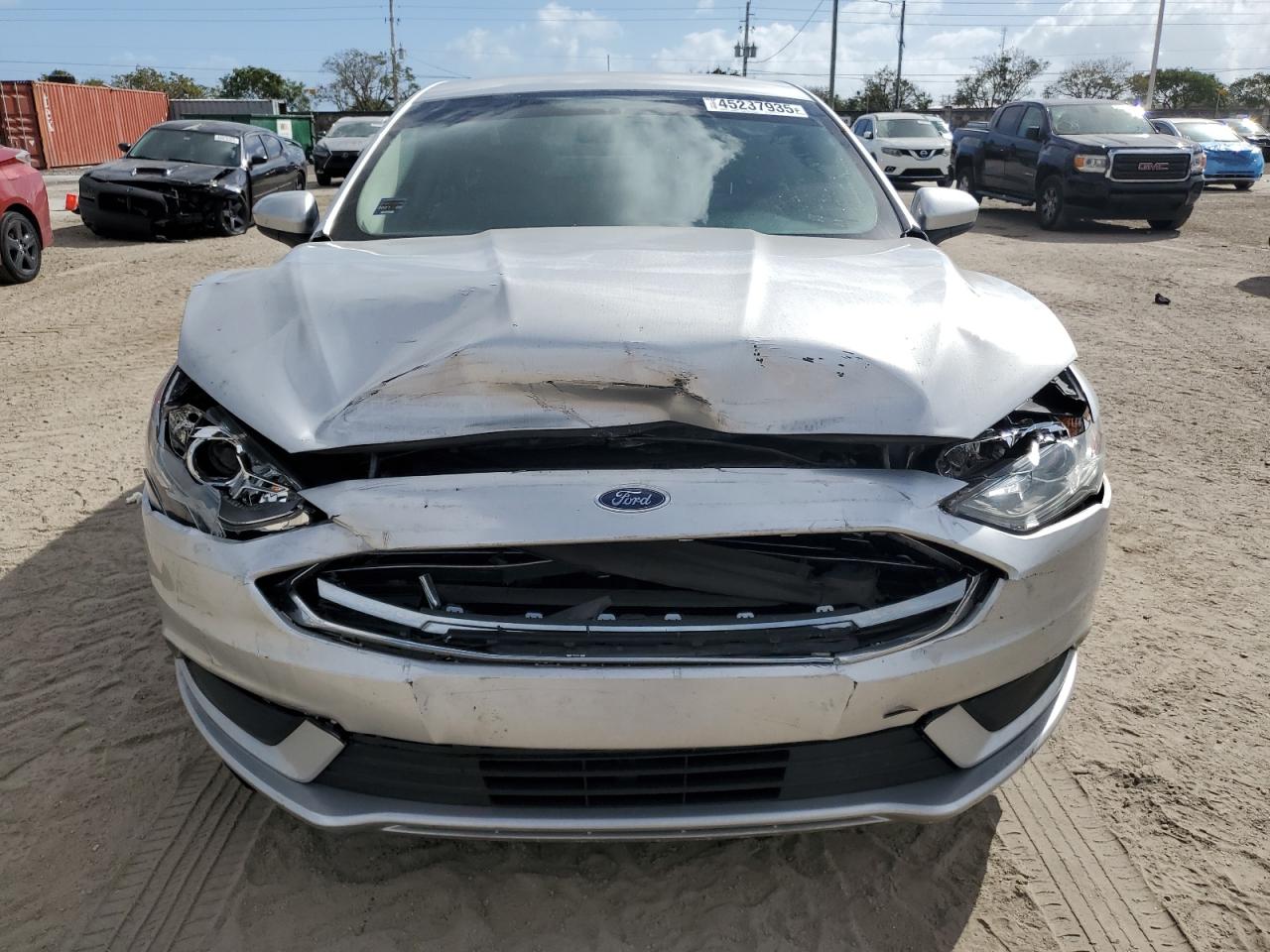 2017 Ford Fusion VIN 3FA6P0LU7HR387989 Copart auction photo, front end damage thumbnail 5