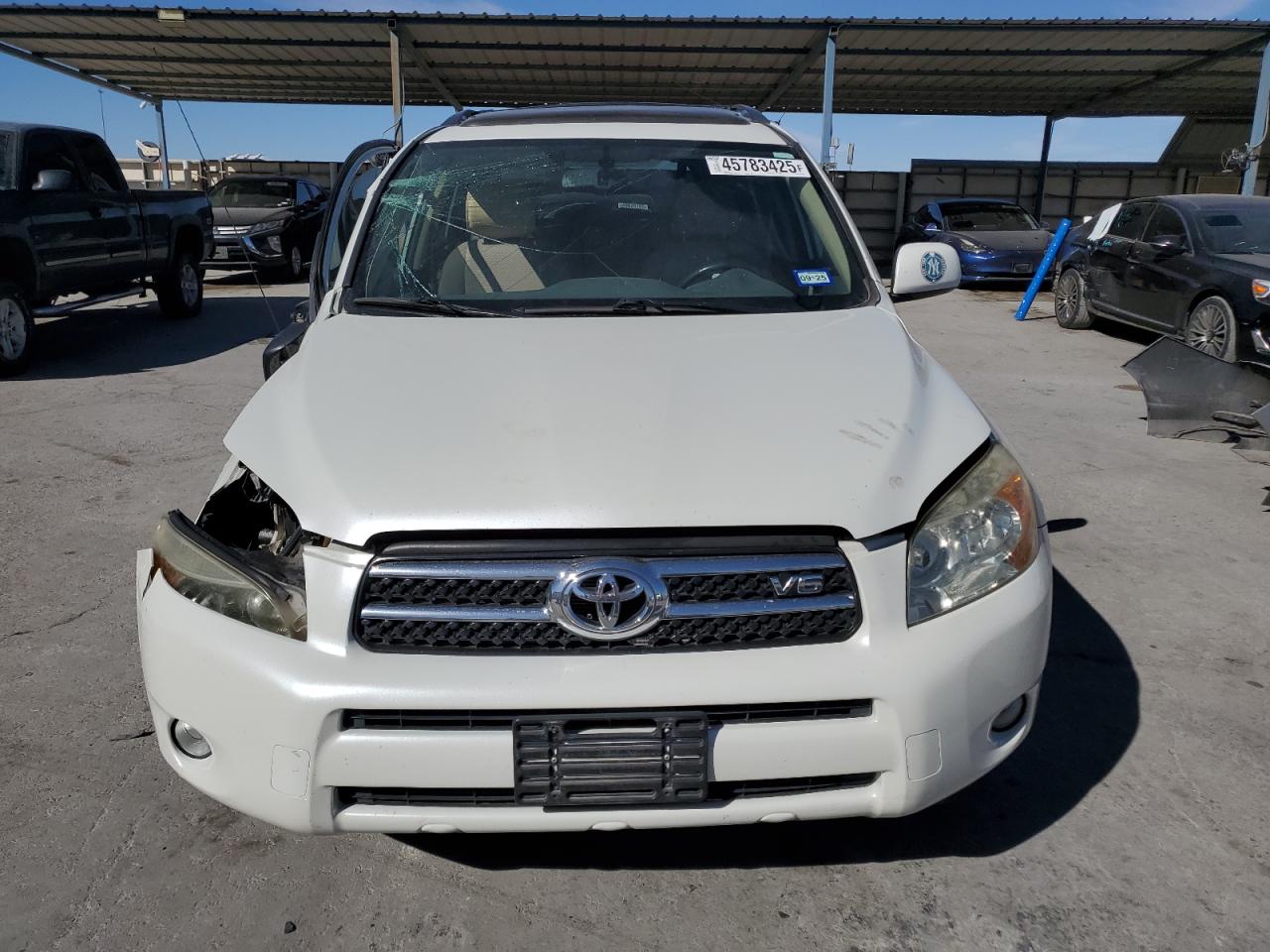 2007 Toyota RAV 4 VIN JTMBK31V775012786 Copart auction photo, front end / side damage thumbnail 5