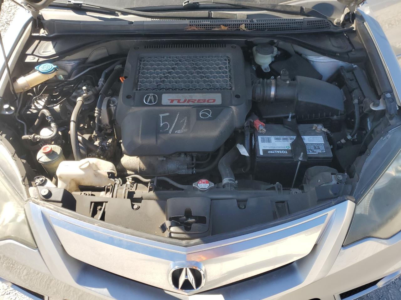 2011 Acura RDX VIN 5J8TB1H59BA008402 Copart auction photo, front end / side damage thumbnail 12