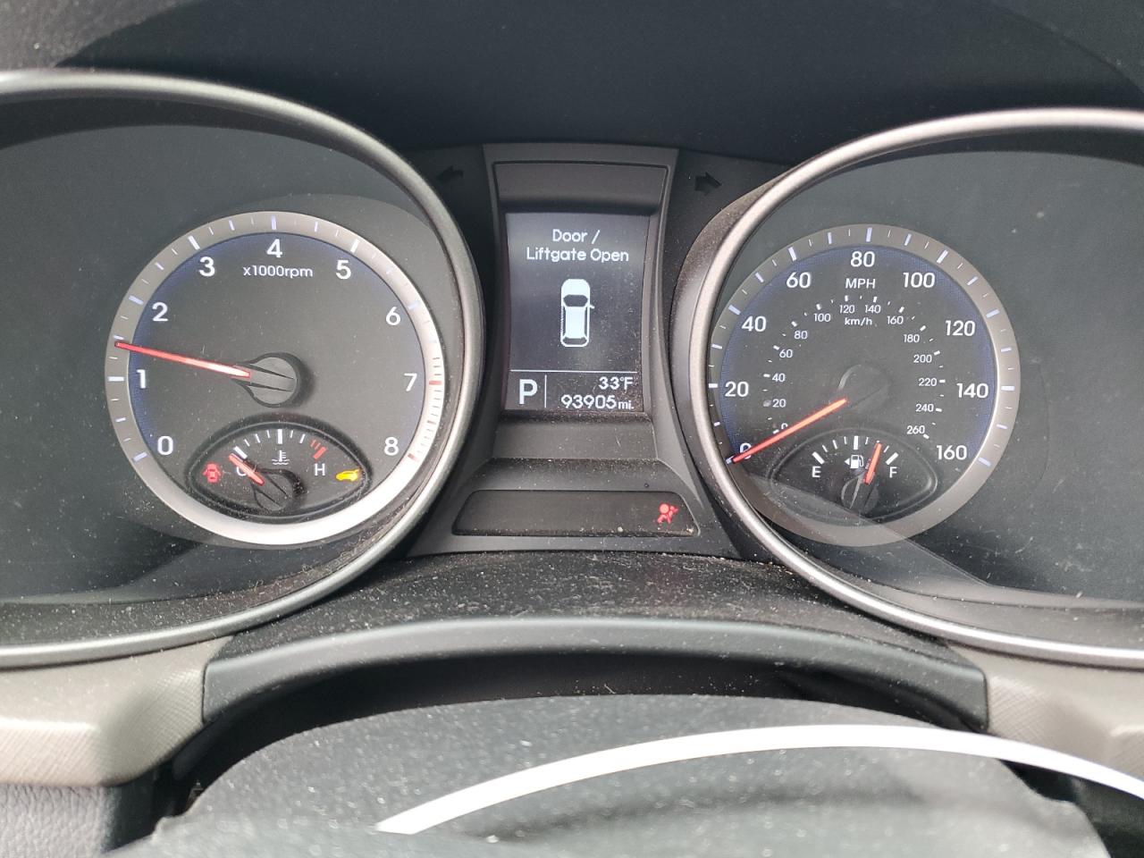 2016 Hyundai Santa Fe VIN KM8SMDHF7GU161683 Copart auction photo, front end damage thumbnail 9
