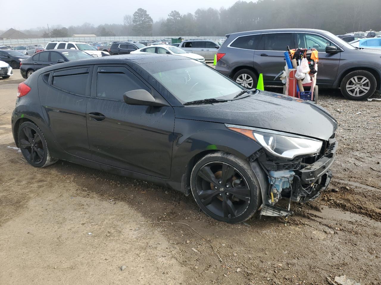 2016 Hyundai Veloster VIN KMHTC6AD8GU249993 Copart auction photo, front end / minor dent/scratches damage thumbnail 4