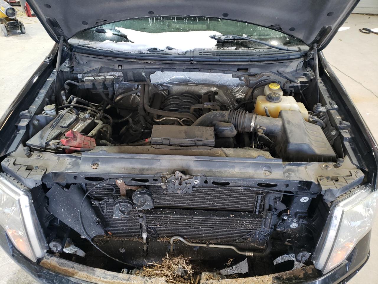 2014 Ford F-150 VIN 1FTFX1EF5EKF75053 Copart auction photo, front end / side damage thumbnail 11