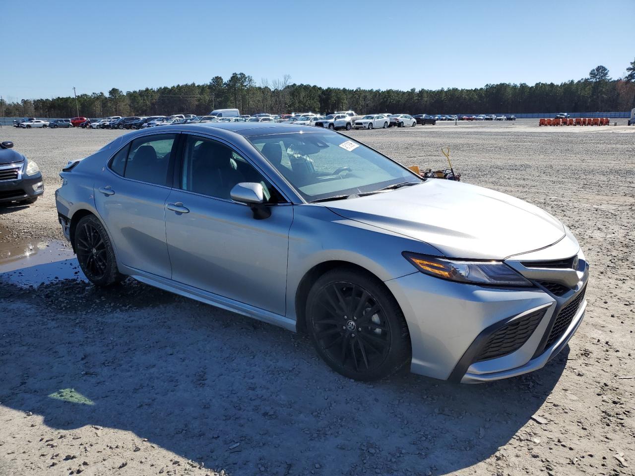 2021 Toyota Camry VIN 4T1K61AK4MU424398 Copart auction photo, rear end damage thumbnail 4