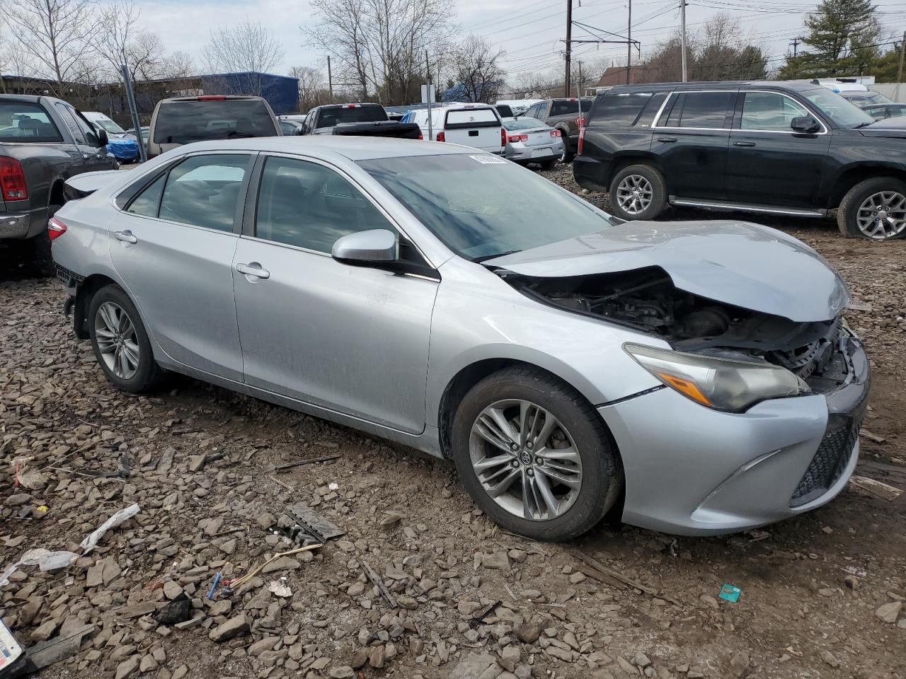 2017 Toyota Camry VIN 4T1BF1FK0HU805762 Copart auction photo, front end / rear end damage thumbnail 4