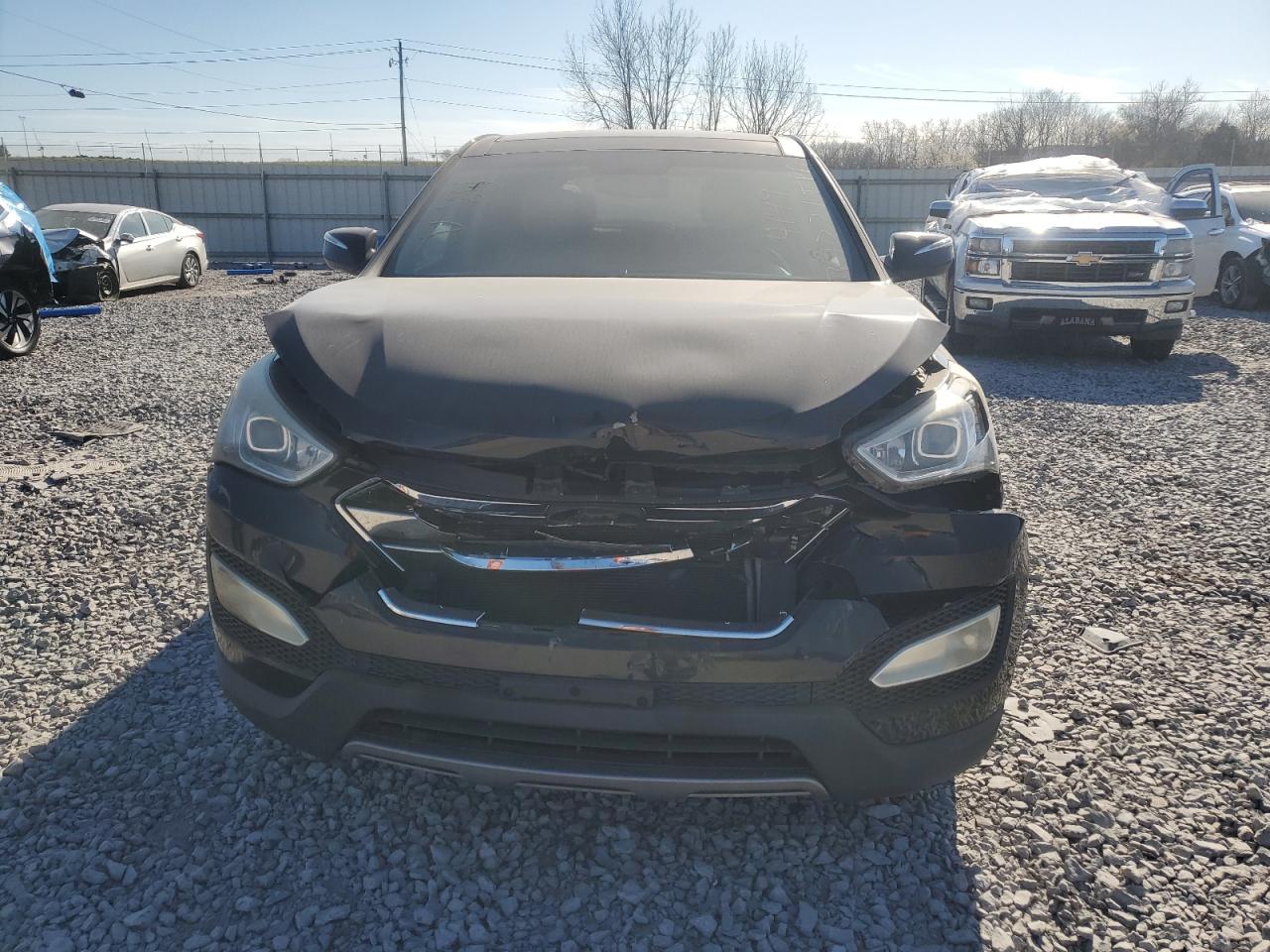 2013 Hyundai Santa Fe VIN 5XYZUDLB7DG094149 Copart auction photo, front end damage thumbnail 5