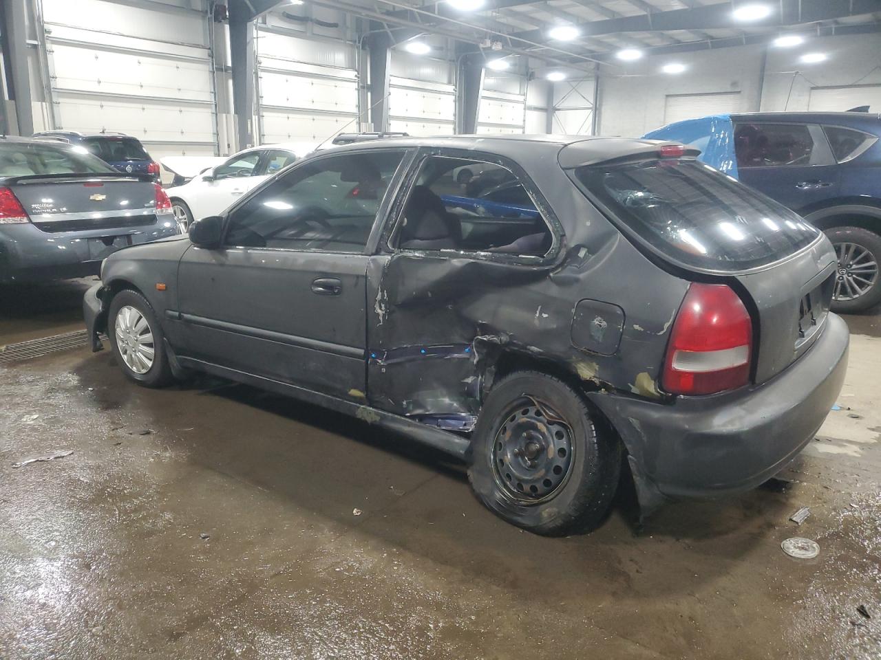 1999 Honda Civic VIN 2HGEJ6329XH107560 Copart auction photo, rear end / front end damage thumbnail 2