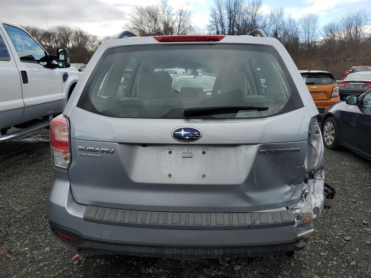 2018 Subaru Forester VIN JF2SJABC8JH427448 Copart auction photo, rear end / minor dent/scratches damage thumbnail 6