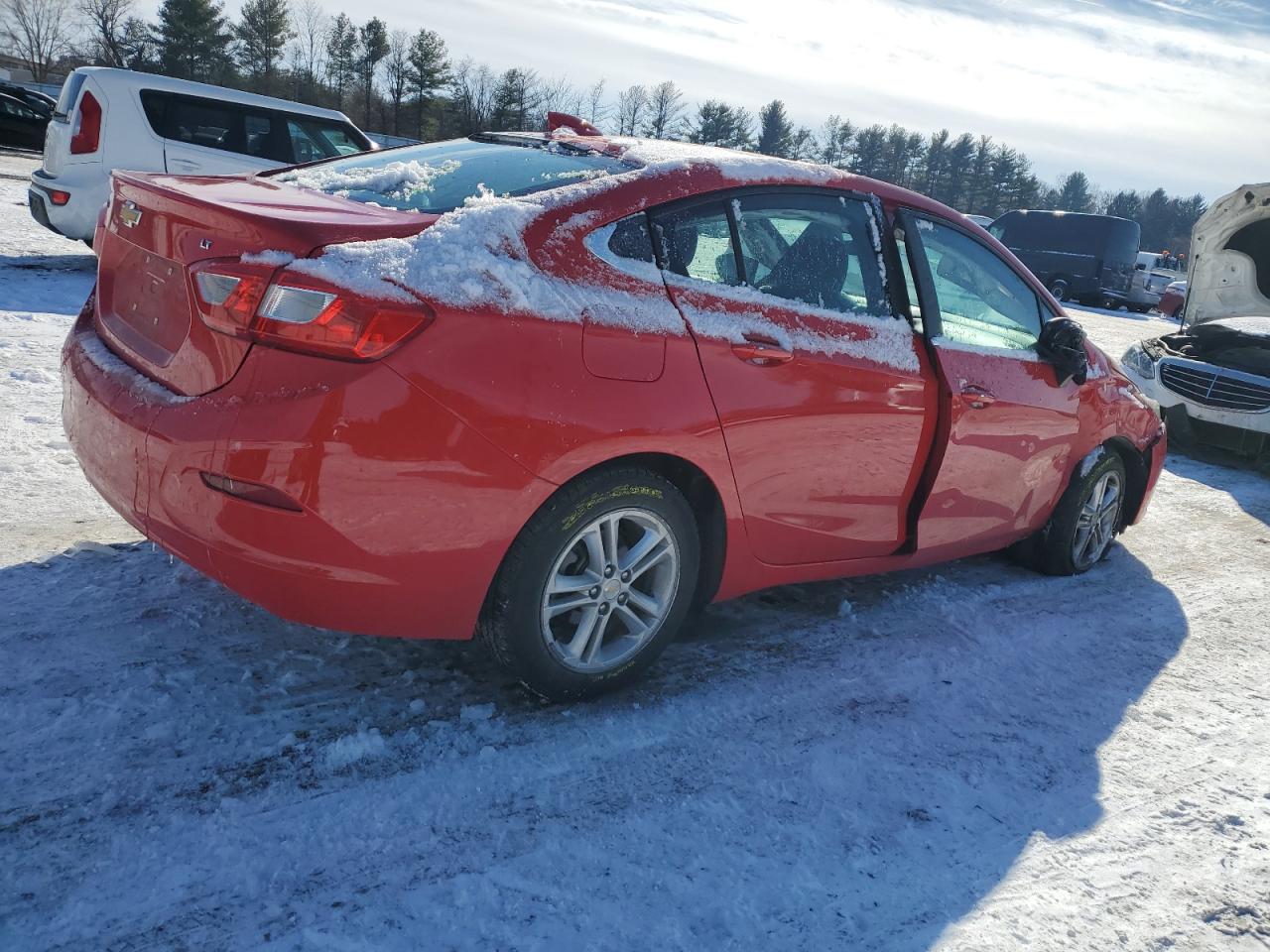2017 Chevrolet Cruze VIN 1G1BE5SM9H7107129 Copart auction photo, front end / undercarriage damage thumbnail 3