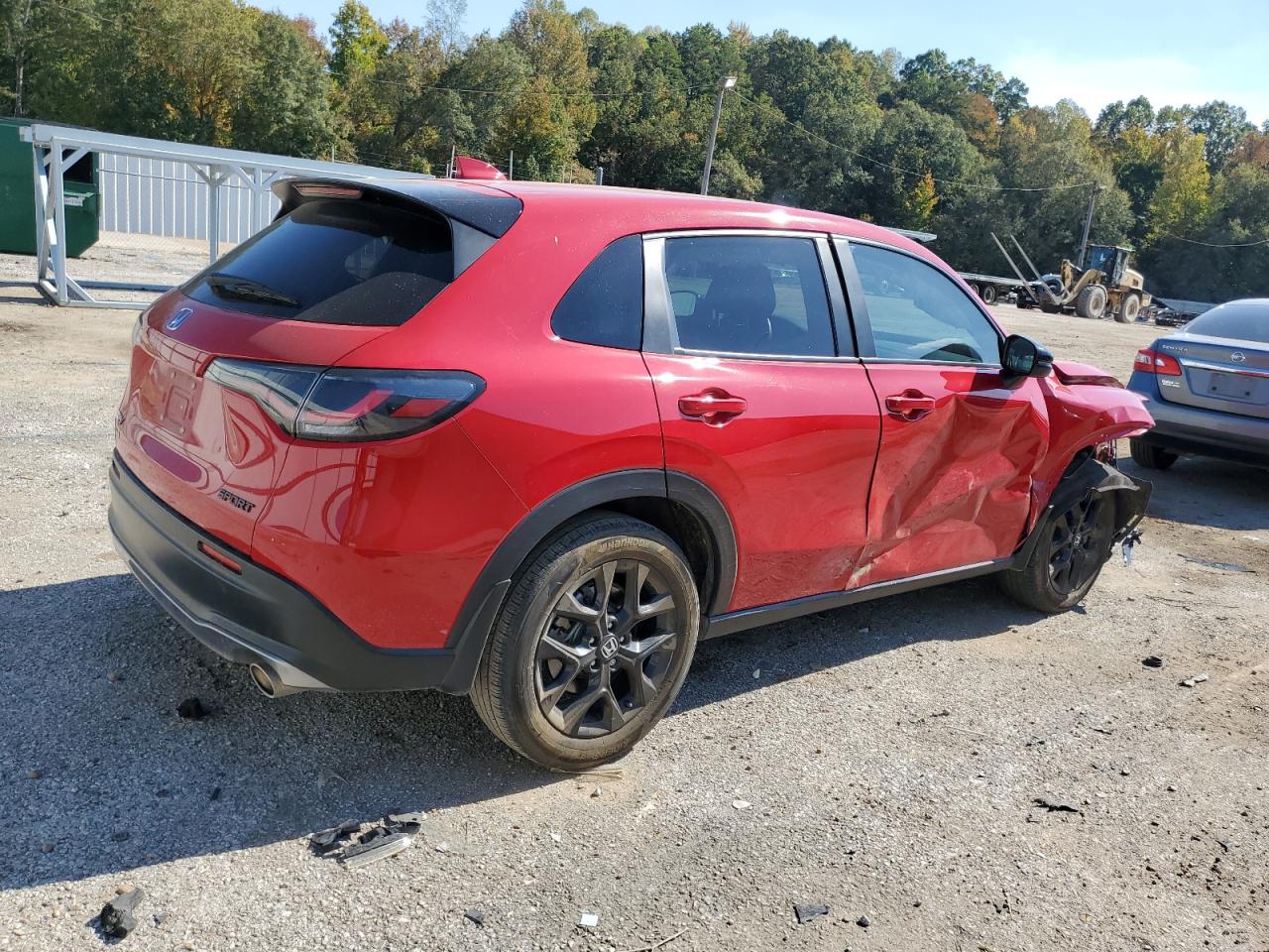 2023 Honda HR-V VIN 3CZRZ1H58PM717993 Copart auction photo, front end / side damage thumbnail 3