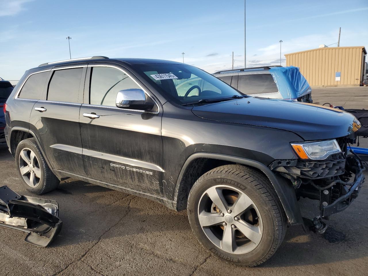 2015 Jeep Grand Cherokee VIN 1C4RJFBG0FC813475 Copart auction photo, front end damage thumbnail 4