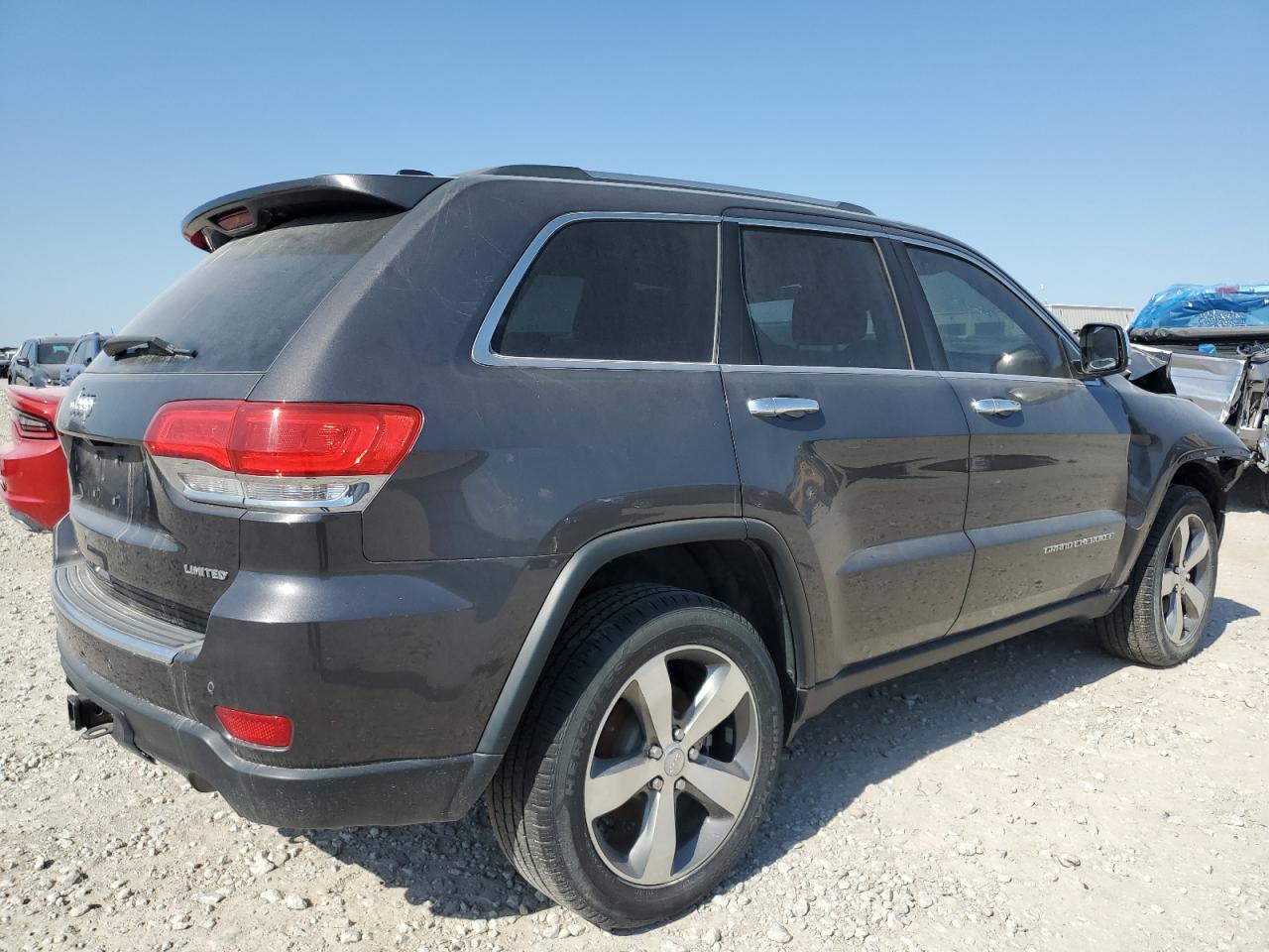 2015 Jeep Grand Cherokee VIN 1C4RJFBG7FC229784 Copart auction photo, front end / hail damage thumbnail 3